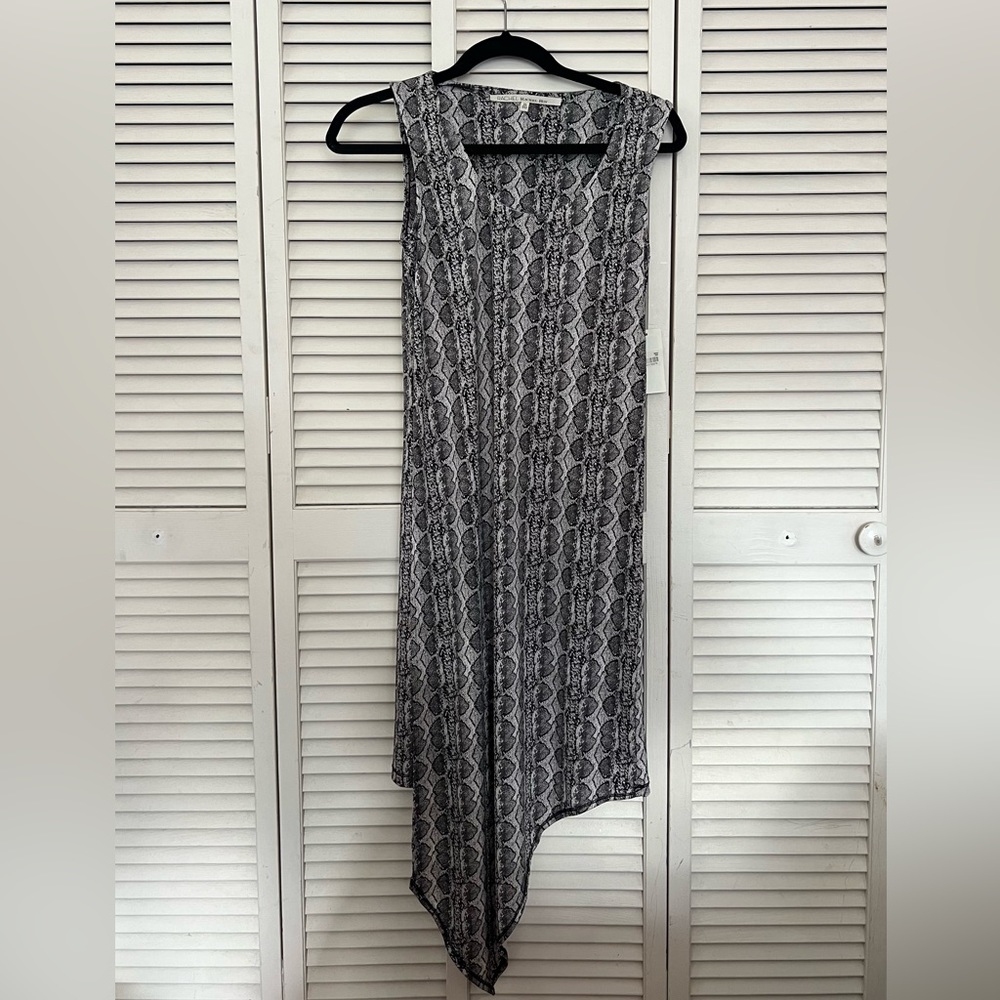 Asymmetrical Snake Skin Pattern Dress Size XS